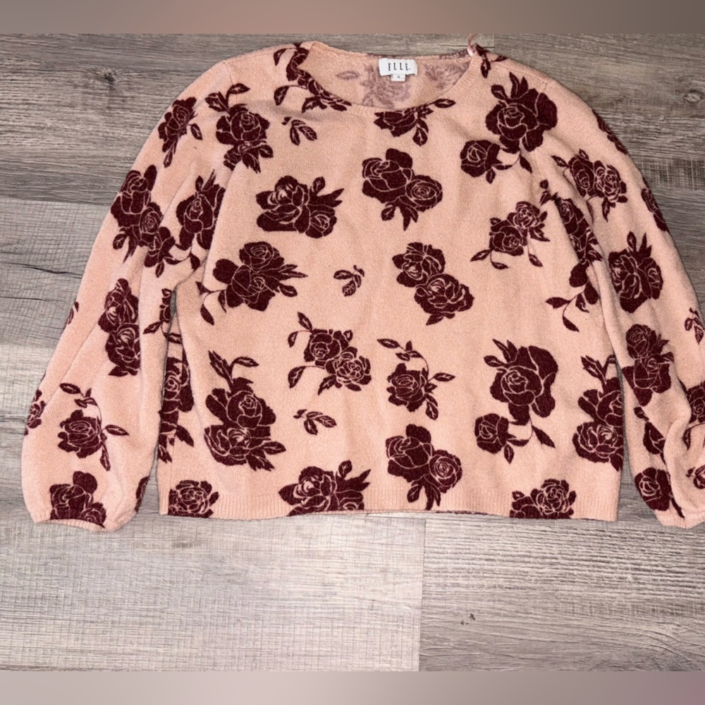 Elle floral sweater